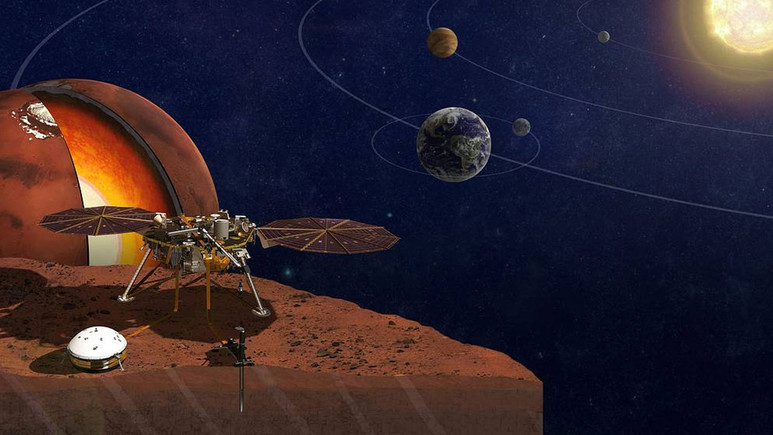 NASA'nın uzay aracı InSight Mars'a indi