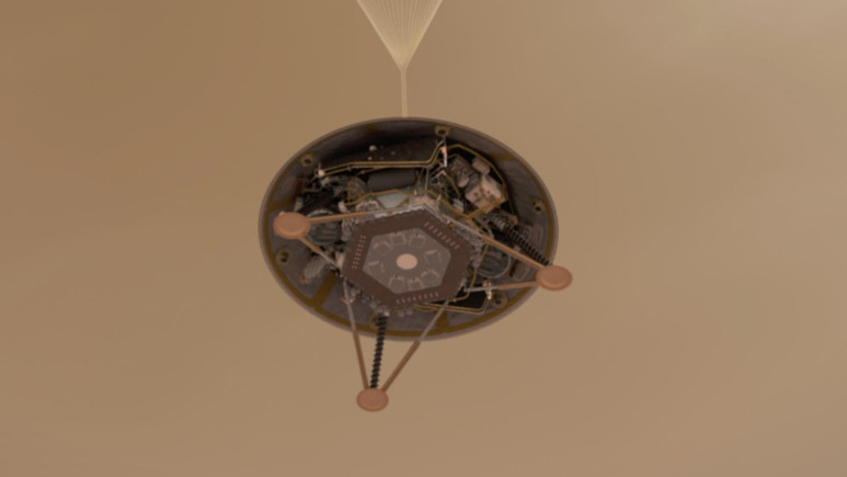 InSight Mars yüzeyine depremölçer indirdi!