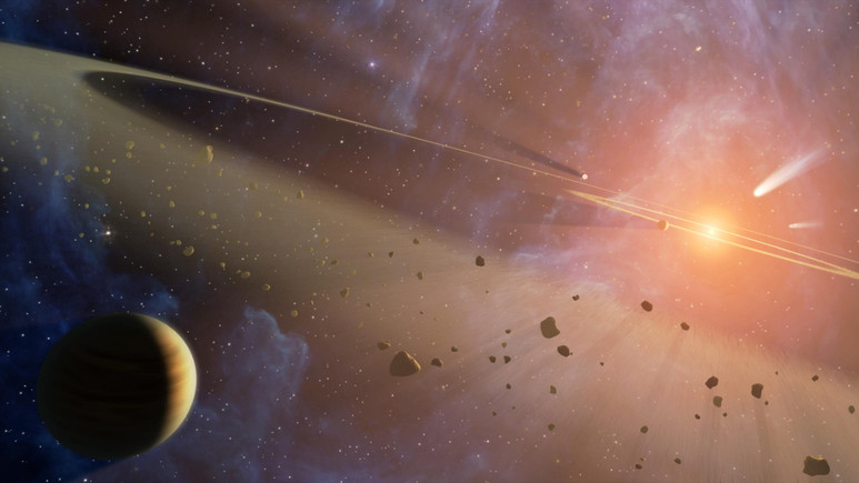 NASA dünyaya yaklaşan gök taşını görüntüledi!