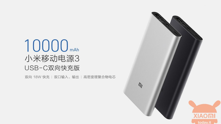 Xiaomi’den hızlı şarj destekli Mi Powerbank 3