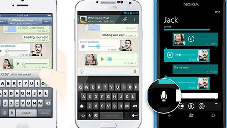 Whatsapp'e sesli konuşma özelliği