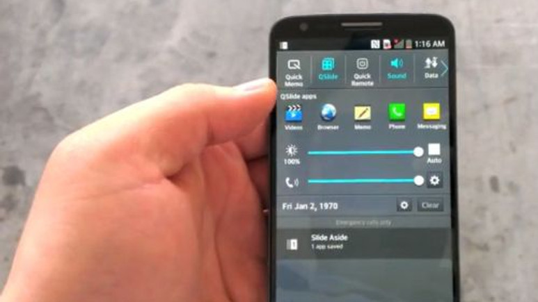 LG G2 vs Galaxy S4 vs HTC One vs Xperia Z - Ekran karşılaştırması