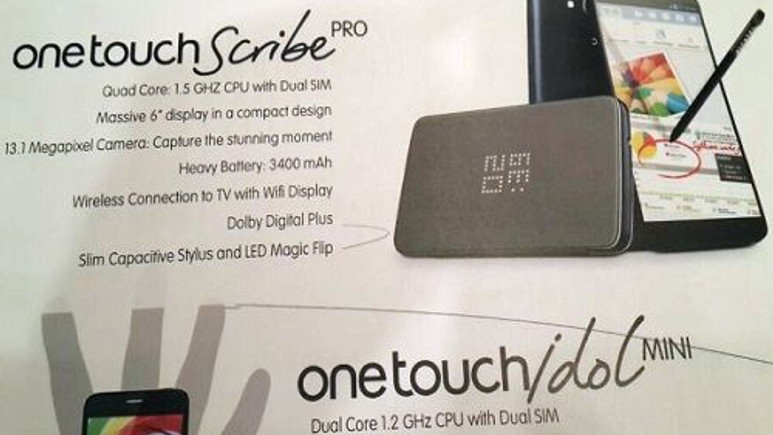 Alcatel'den 6-inçlik telefon geliyor