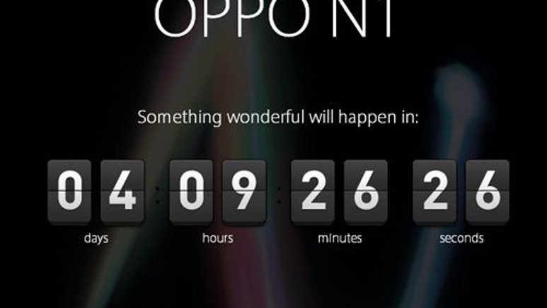 Oppo N1 için geri sayım başladı