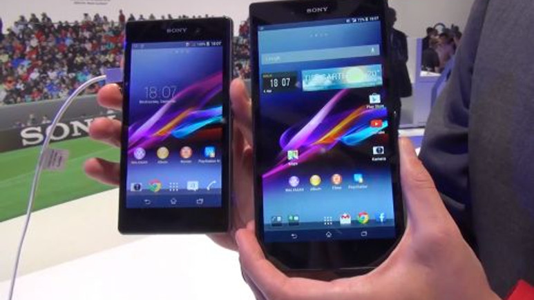 Xperia Z1 ve Xperia Z Ultra şaşırtan ekran karşılaştırması!