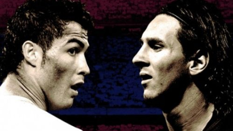 Ronaldo ve Messi sahanın ortasında kavgaya tutuştu!