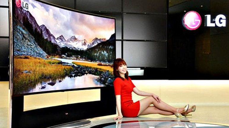 Dünyanın ilk 105 inç CURVED ULTRA HD televizyonu LG'den geldi!