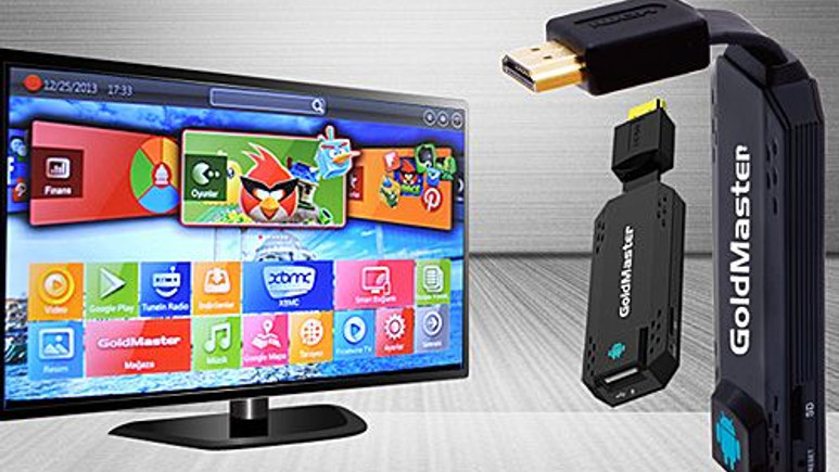 GoldMaster SmartStick ile akıllı bir televizyona ne dersiniz?