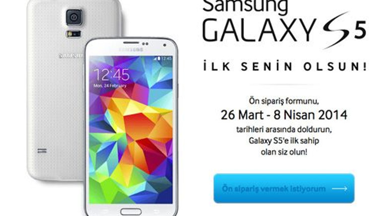 Yeni Samsung Galaxy S5 ilk senin olsun