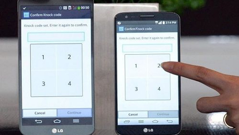 LG G2, Knock Code özelliğine kavuştu