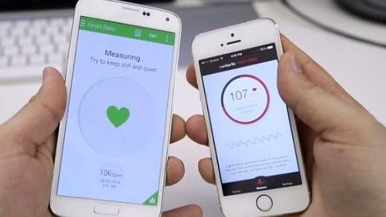 iPhone 5S ile Galaxy S5'teki gibi kalp atış hızını ölçmek mümkün!