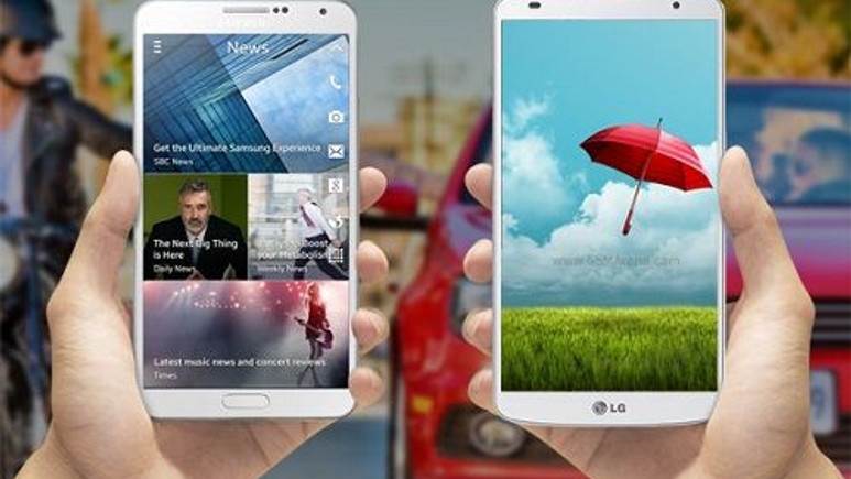Devlerin Savaşı! Samsung Galaxy Note 3 ve LG G Pro 2 Karşılaştırma