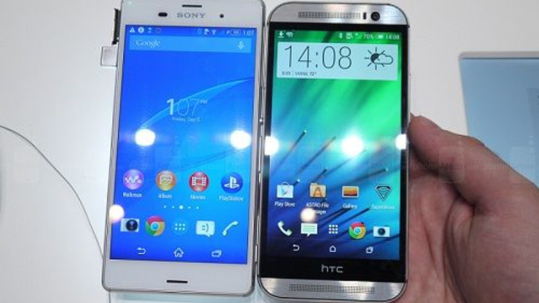 Xperia Z3 ve One M8 yan yana: Genel özelliklere ilk bakış