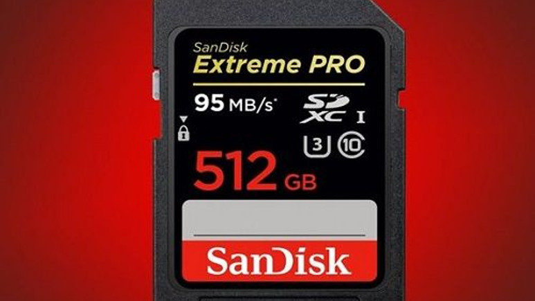 SanDisk’den 512GB Extreme PRO hafıza kart
