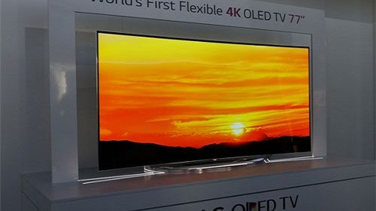 LG, 4K Ultra HD çözünürlüklü OLED TV'leri videoda gösteriyor