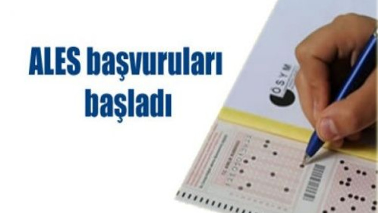 Akademik Personel ve Lisansüstü Eğitimi Giriş Sınavı (ALES) başvurusu bugün başladı!