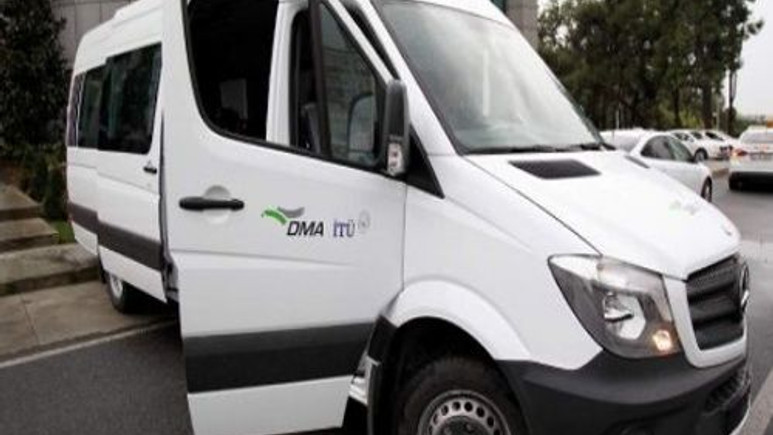 Yerli elektrikli minibüs test edildi