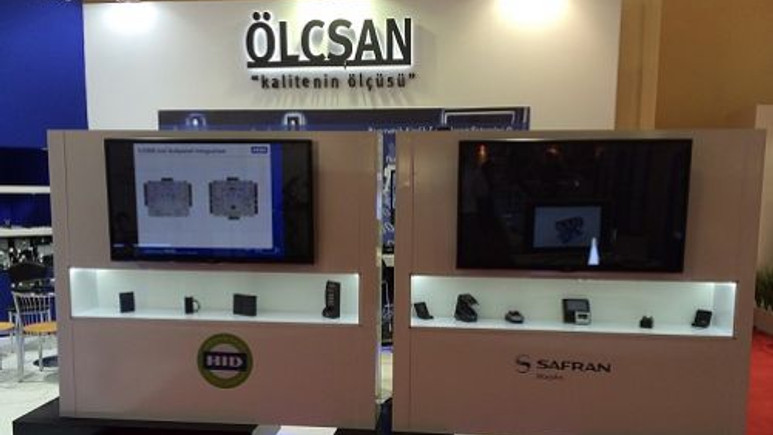 ÖLÇSAN ISAF fuarında biyometri ürünleri ile birlikte geçiş kontrol ve kimlik yönetimi çözümlerini ta