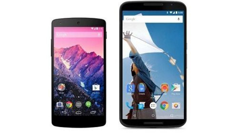 Nexus 5 ve Nexus 6 karşılaştırma