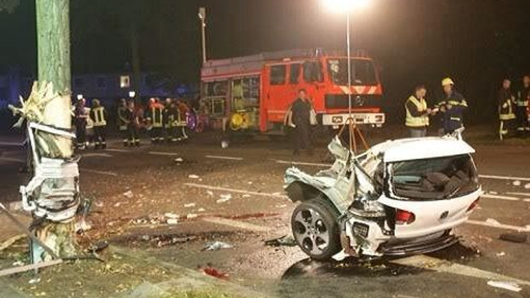 İbretlik bir trafik kazası!