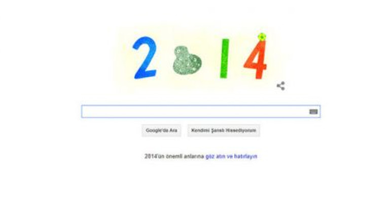 2014'ün trend konuları Google'a Doodle oldu