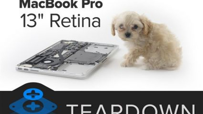 Yeni 13 inç Retina Ekran MacBook Pro paramparça