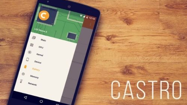 Castro size Android'li cihazınızın iç bilgilerini sunuyor!