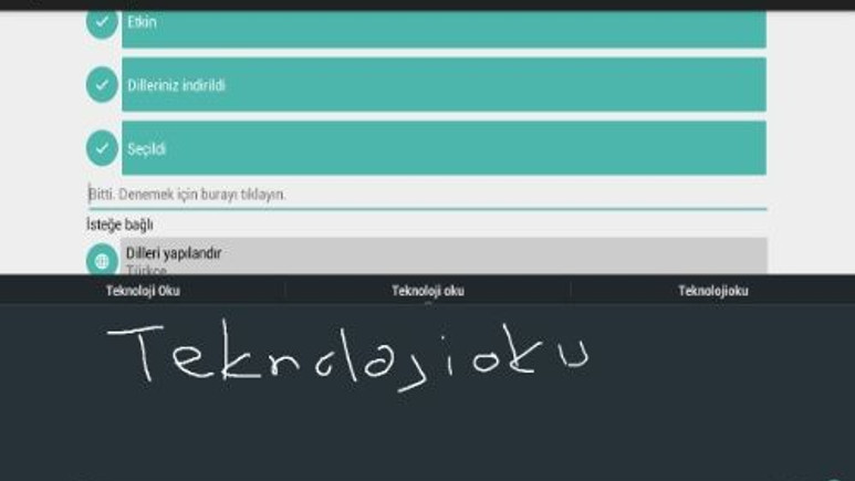 'Google El Yazısı Girişi' klavye uygulaması yayınlandı!