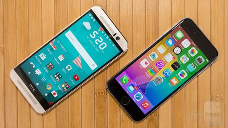 HTC One M9 ve iPhone 6 hız karşılaştırması (Video)