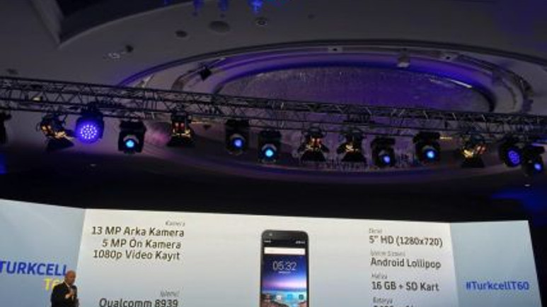 Turkcell T60 tanıtılıyor