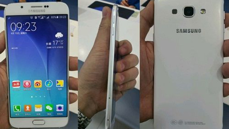Samsung Galaxy A8 çalışırken görüntülendi