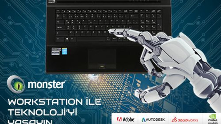 Monster Notebook Workstation Serileri ile Teknoloji’yi Yaşayın