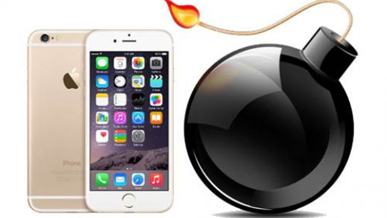 Apple iPhone 6 patladı!