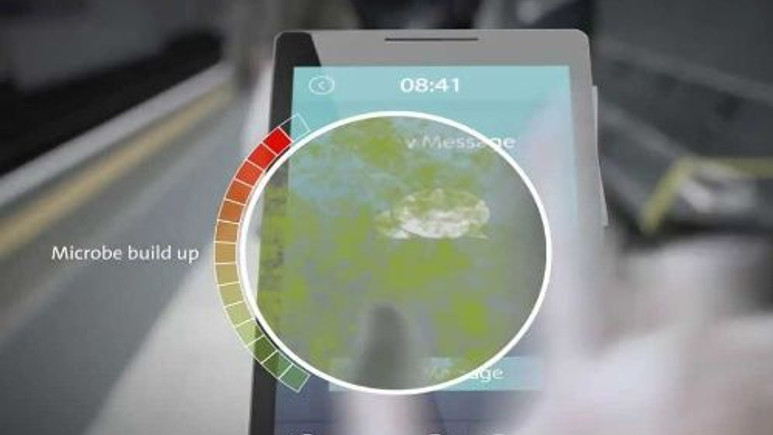 Antibakteriyel ekran ile sunulan ilk akıllı telefon!