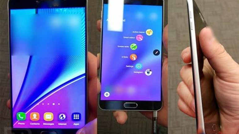 İşte en net görüntüsüyle Galaxy Note 5