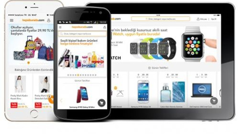 Hepsiburada.com'da Mobil Alışveriş Yükselişte
