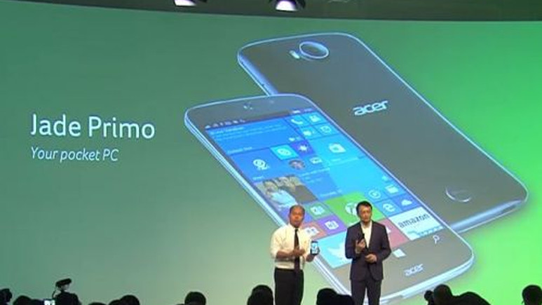 IFA 2015: Acer Jade Primo ve Windows 10 Continuum Desteği
