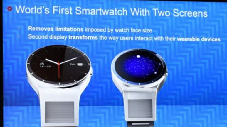 IFA 2015; Lenovo'dan çift ekranlı akıllı saat!