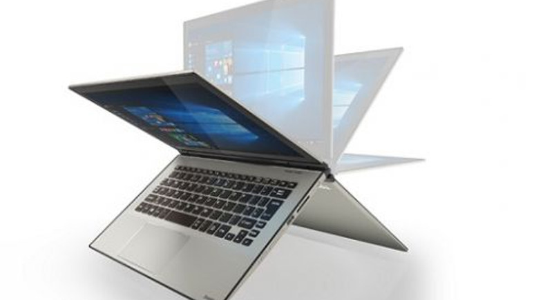 Dünyanın ilk 12,5 inç 4K bilgisayarı Toshiba Satellite Radius 12 tanıtıldı