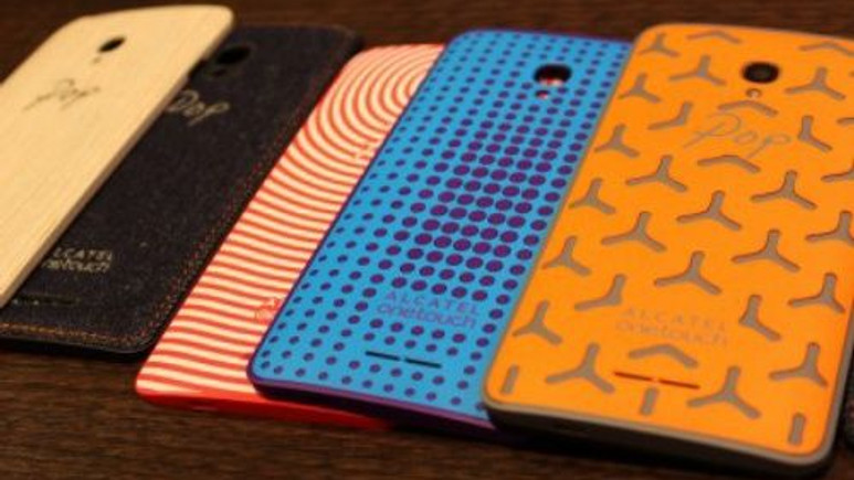 IFA 2015: Alcatel'den sıradışı arka kapak tasarımlı OneTouch Pop Star ve OneTouch Pop Up!