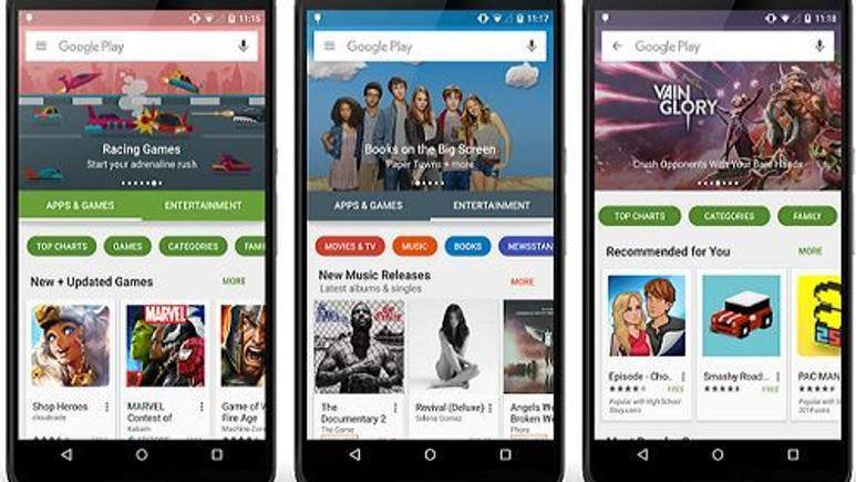 Google Play Store’un yeni tasarımı Türkiye’de kullanıma sunuldu