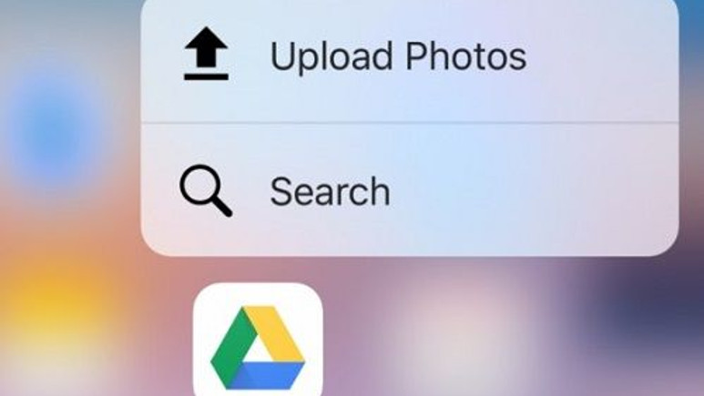 Google Drive iOS uygulaması 3D Touch desteği kazandı