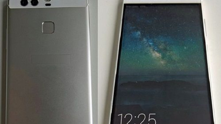 Çift kameralı Huawei P9 kullanılırken görüntülendi