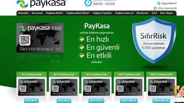 Sanal kredi kartı; Paykasa kart lider isim