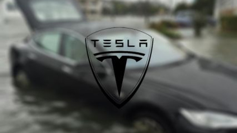 Tesla Model S yüzebiliyor mu ? (Video)