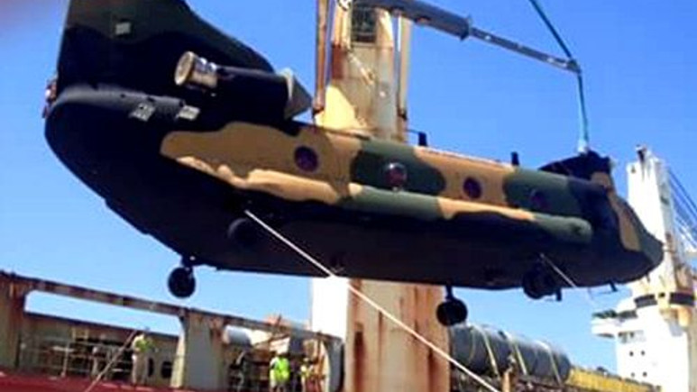 Türkiye'nin yeni gücü ilk Chinook helikopteri teslim edildi