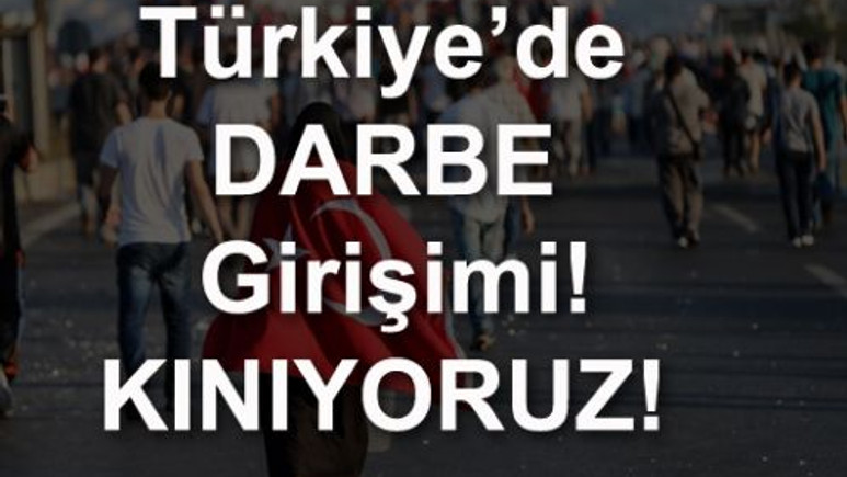 Darbe girişimi: Türkiye'nin kara günü!