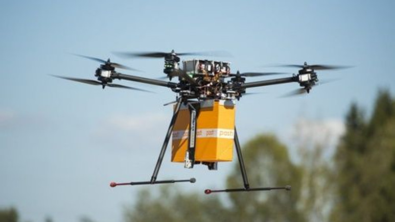 Fransa'da postacı drone devri!