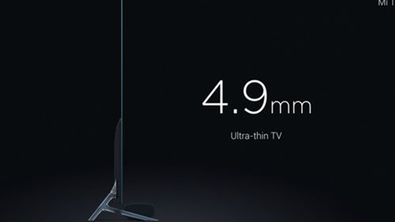 Xiaomi, iPhone'dan daha ince akıllı TV yaptı