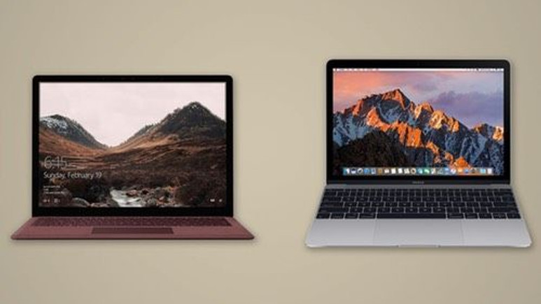 Microsoft Surface ile MacBook karşı karşıya!